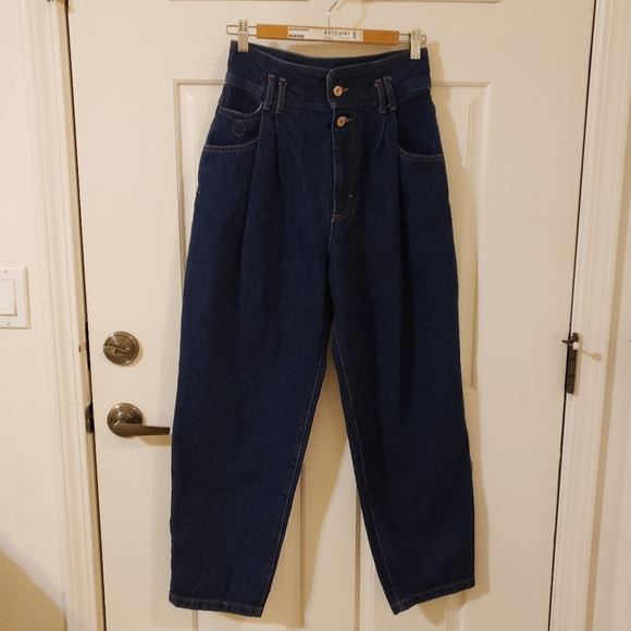 Zara Balloon dark denim size 6 - Picture 1 of 7